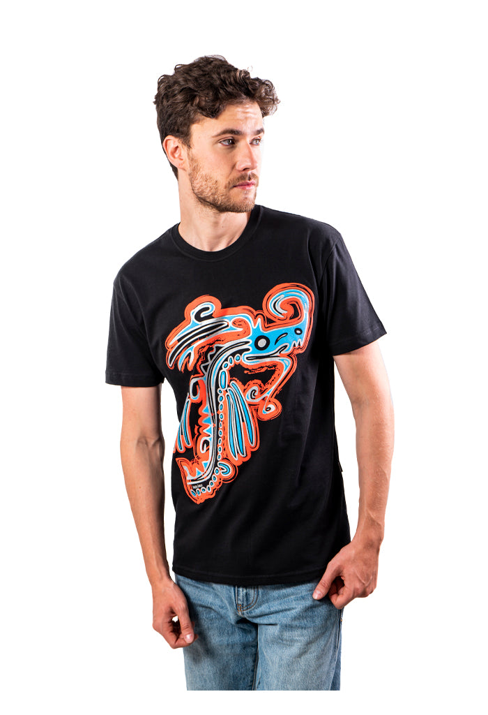 Camiseta Yauali Diosas Mexicas Naranja