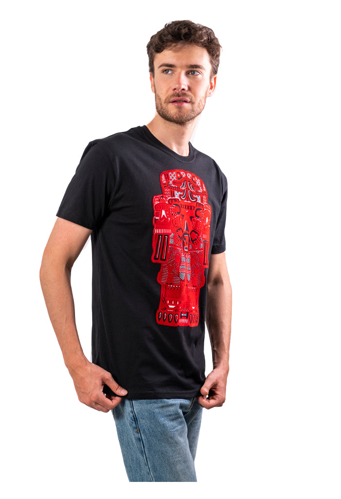 Camiseta Yauali Coatlicue Rojo